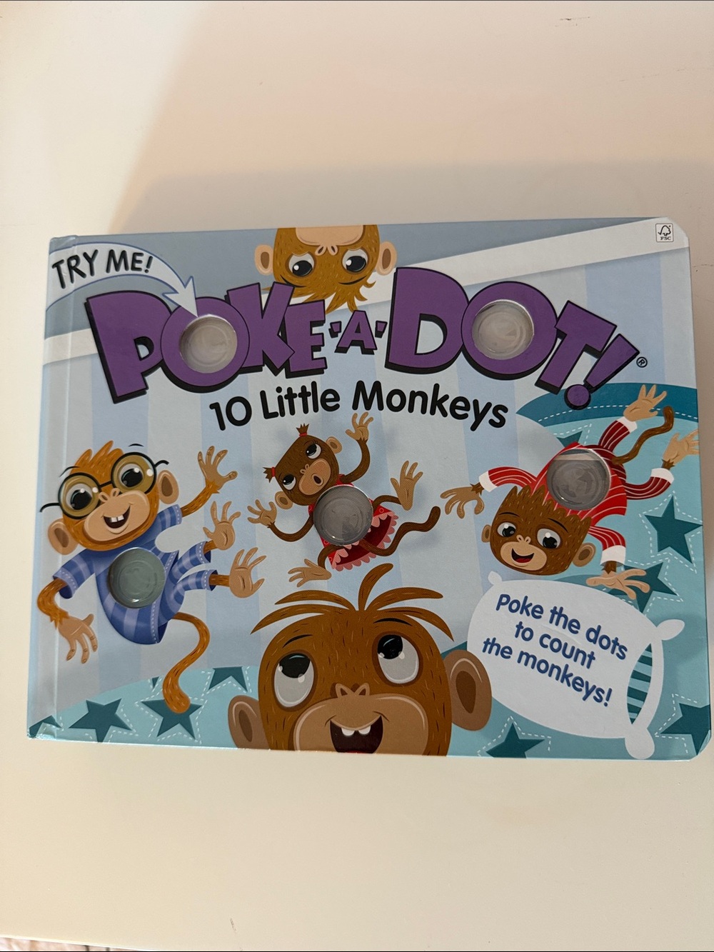 Poke a Dot Book- 10 Little Monkeys